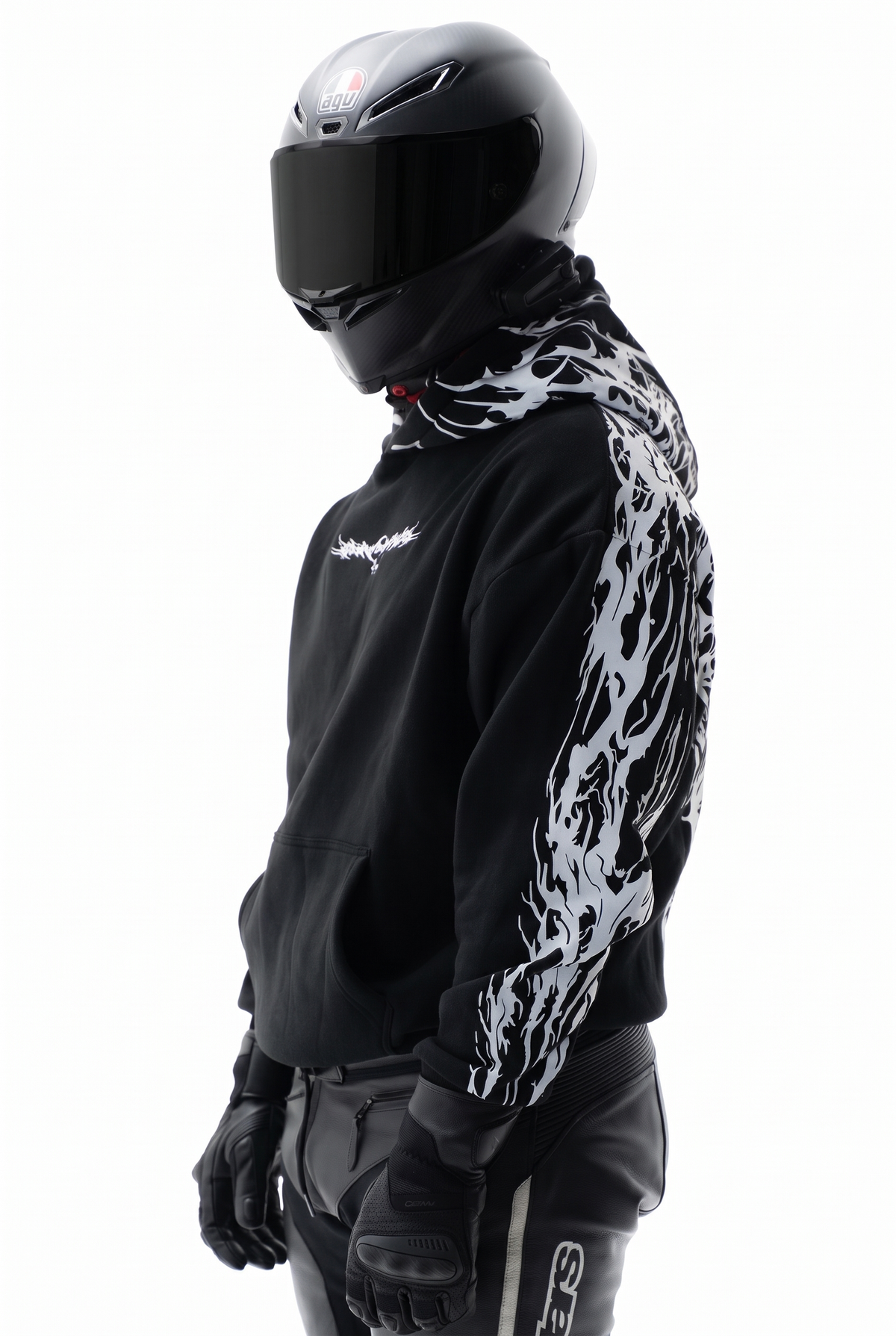 Skarnal Co Reflective Riding Hoodie