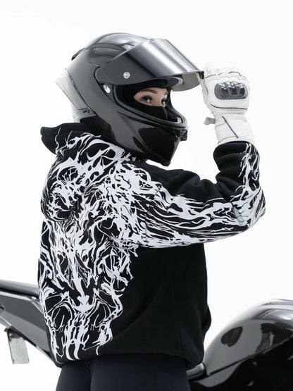 Skarnal Co Reflective Riding Hoodie