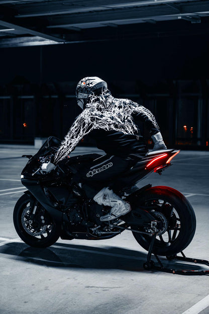 Skarnal Co Reflective Riding Hoodie