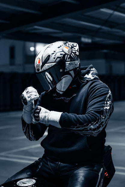 Skarnal Co Reflective Riding Hoodie
