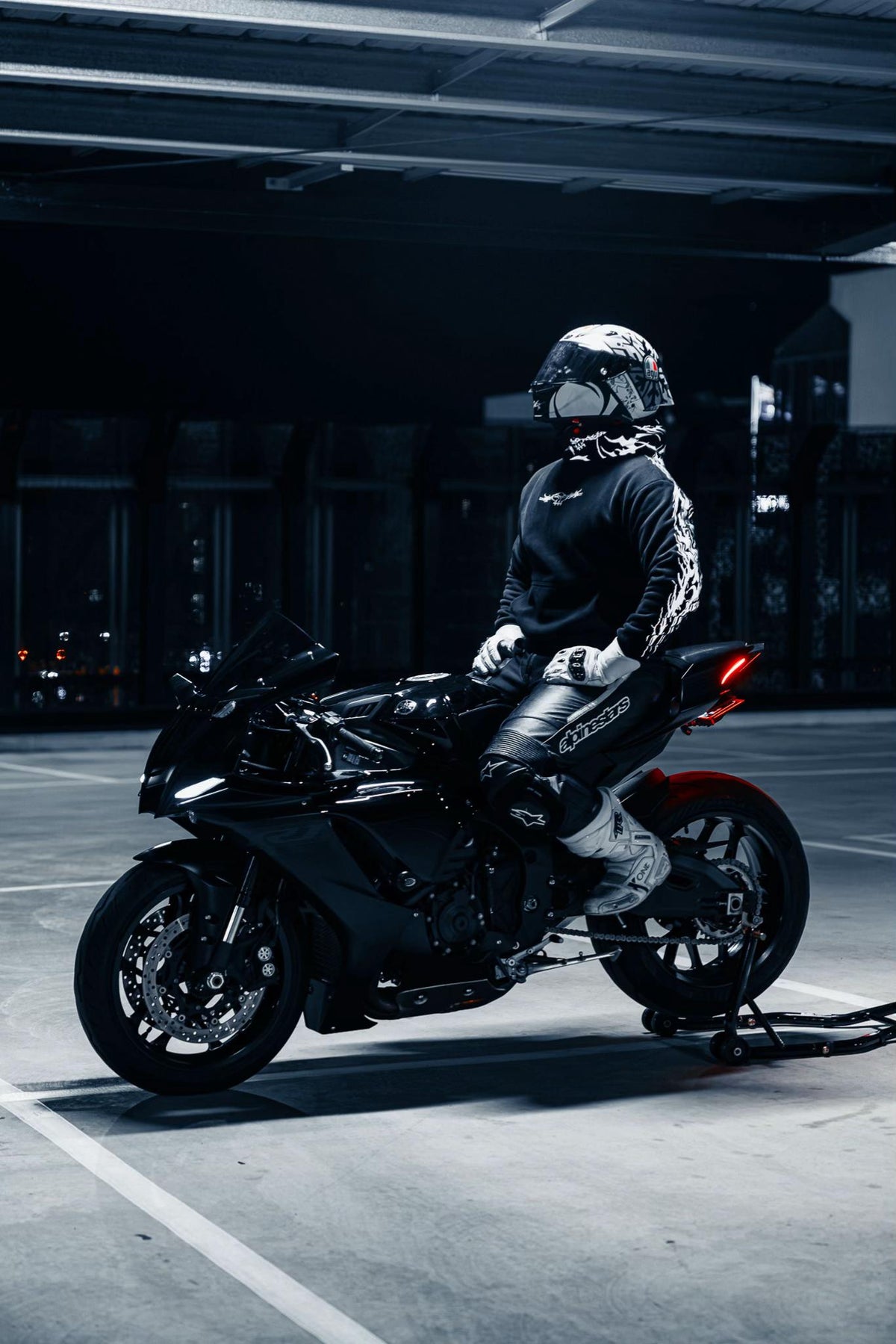 Skarnal Co Reflective Riding Hoodie